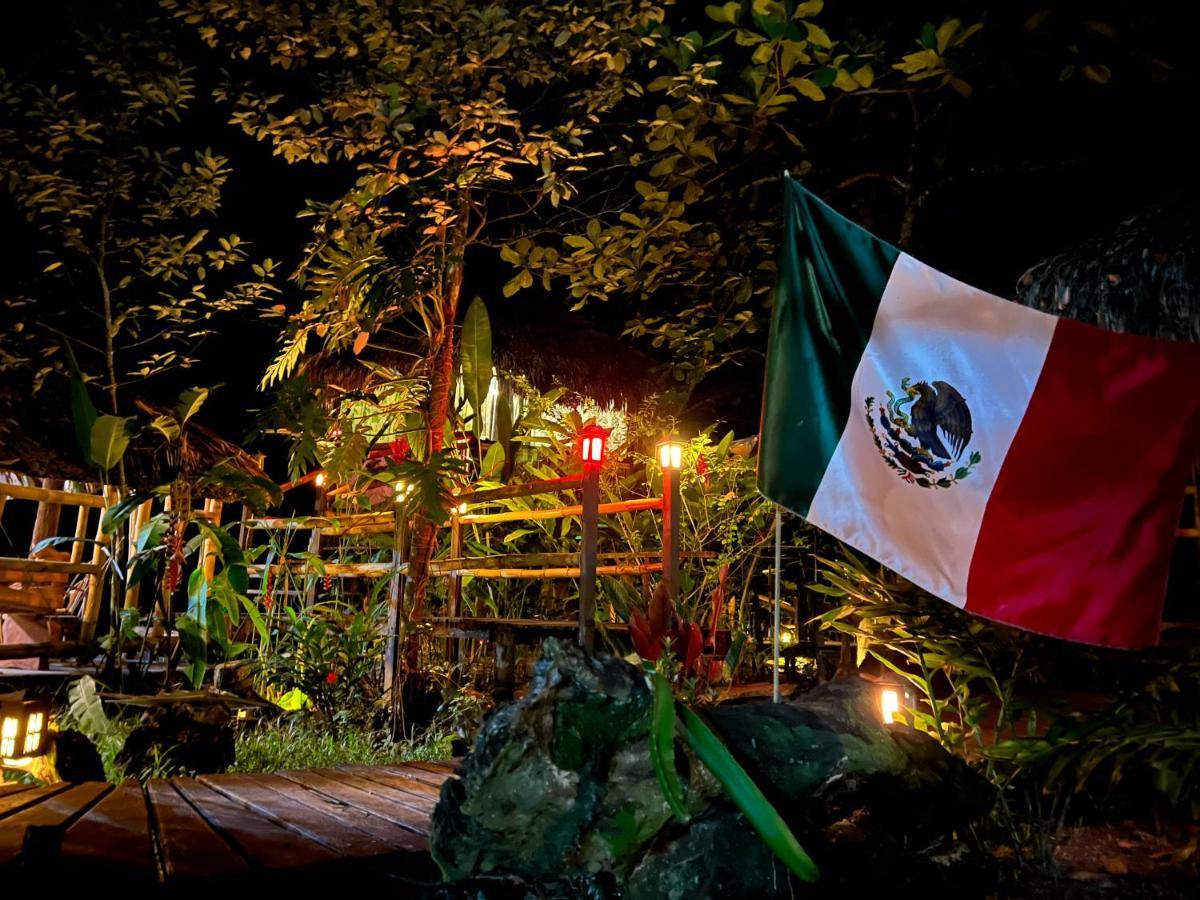 Cabanas Bambutan Palenque Exteriör bild